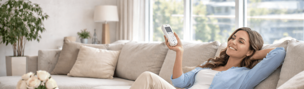 רגיעה בסלון המודרני